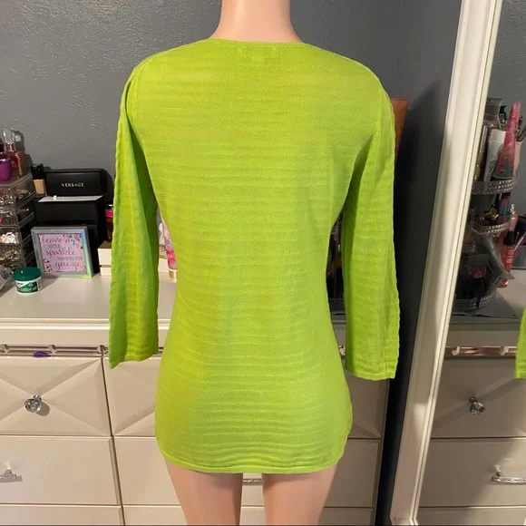 Banana Republic Lime Green Top - Picture 3 of 5
